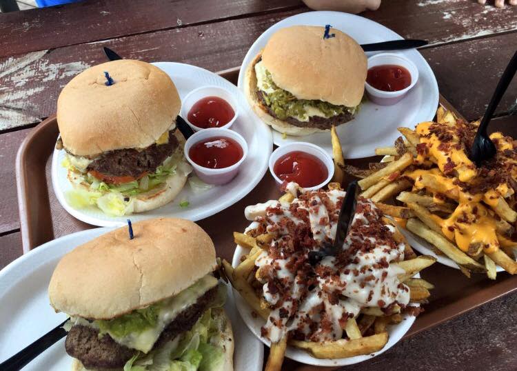 Burgers from Hubcap Grill